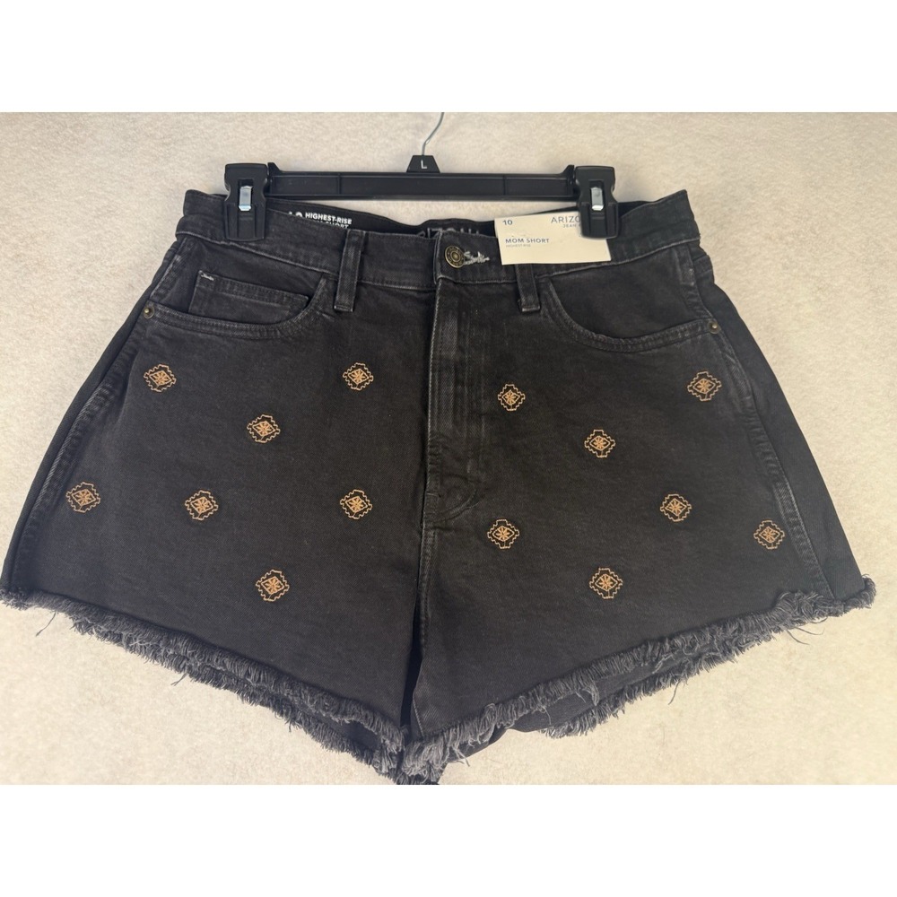 ANA a.n.a Mid Rise Shortie Shorts Womens Size 2 3.5" Inseam Floral Boho Print